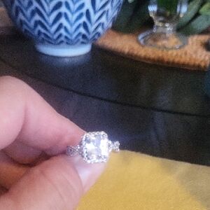 Simulated Diamond Ring